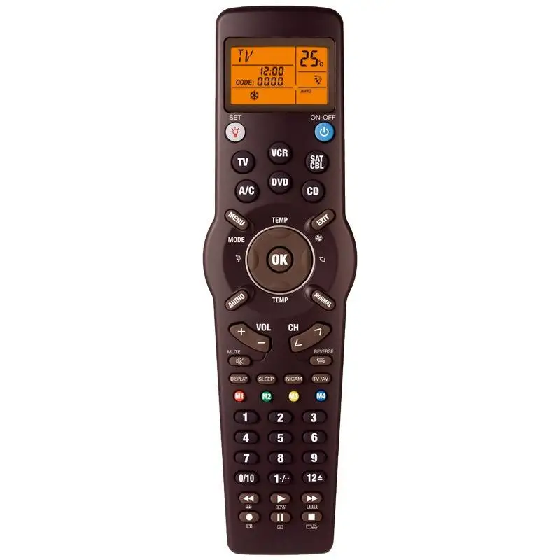 New Sale-1Pcs Smart Universal Remote Control For TV/TXT DVD CD VCR SAT/CABLE And A/C RM-991 6 In 1 Learning Infrared Controller