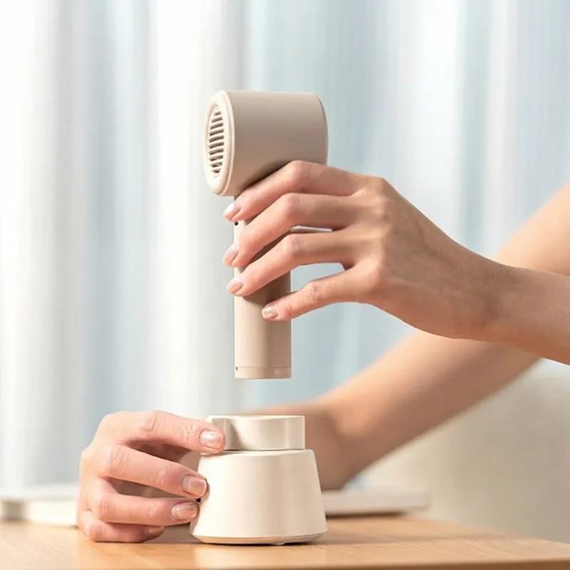 [B25B!】 Adjustable Nozzle Fan Base Rechargeable, Supports For Multiple Fans, And Two Speed Settings