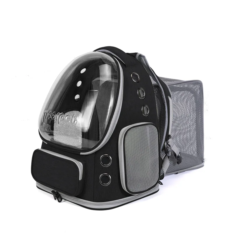Mochila para gatos expandible transpirable, portátil y de viaje