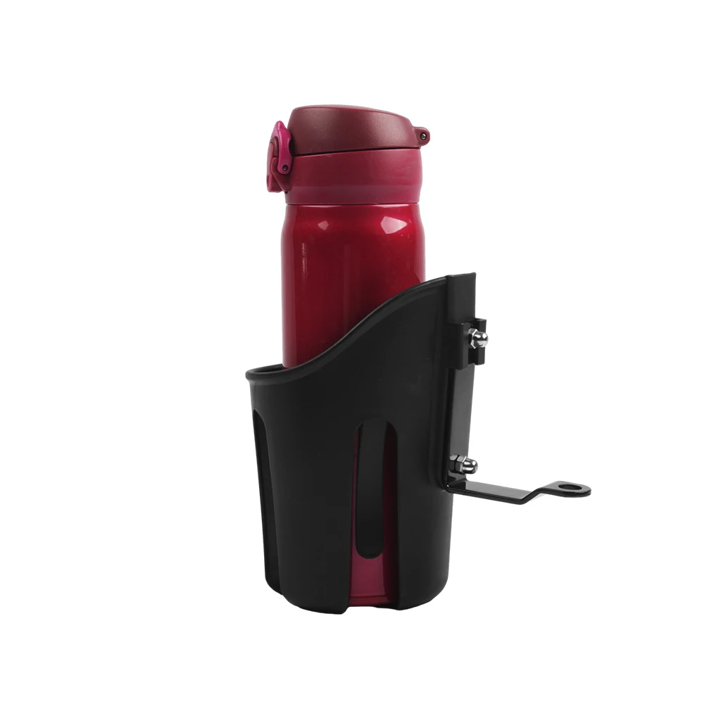 

Universal Motorcycle Water Bottle Holder Adjustable Grip Drink Carrier for Bike ATV UTV Scooter Moped Accessory
