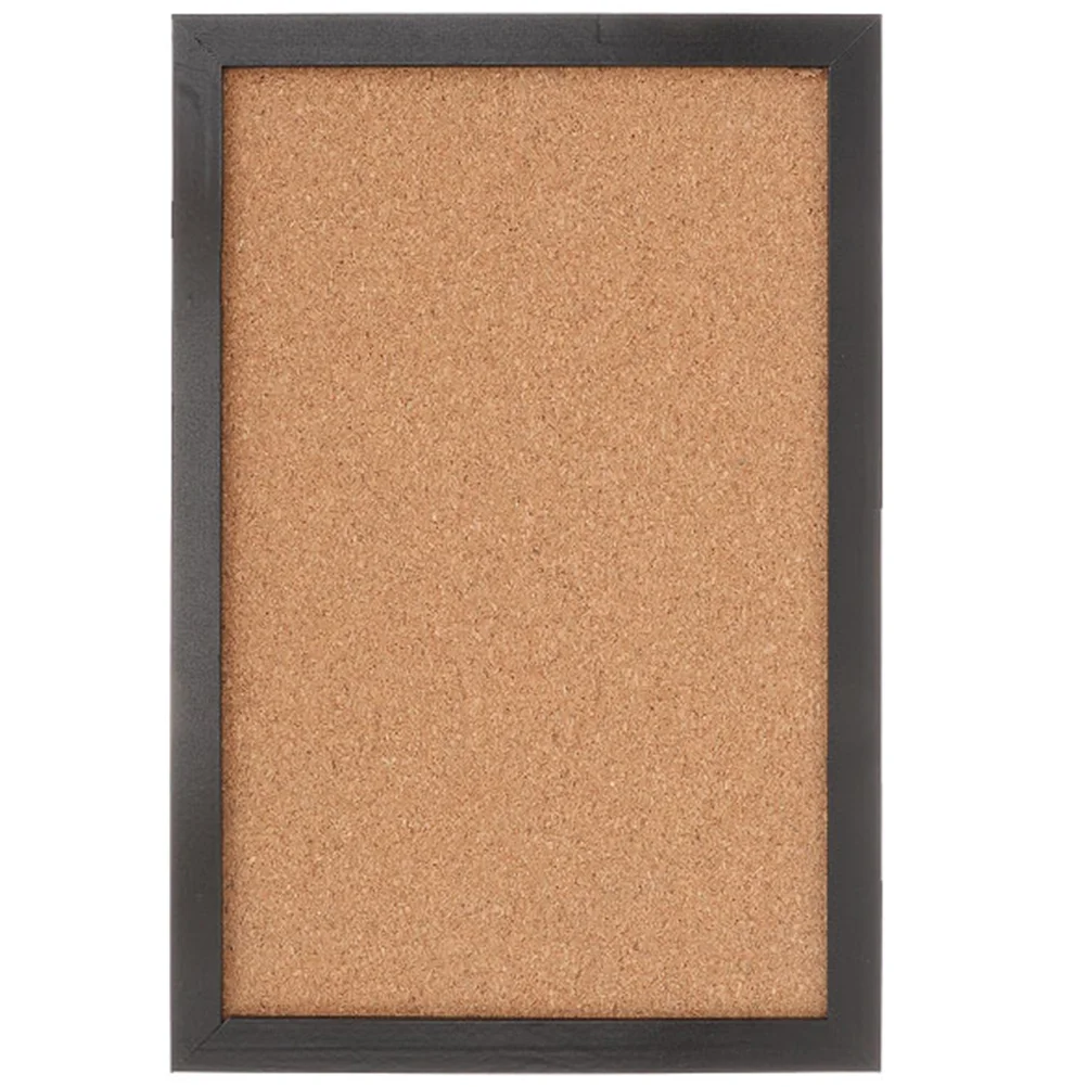Bulletin Board Decorations Cork Photo Display Boards for Walls Reminder Wall-mounted Office Black Picture