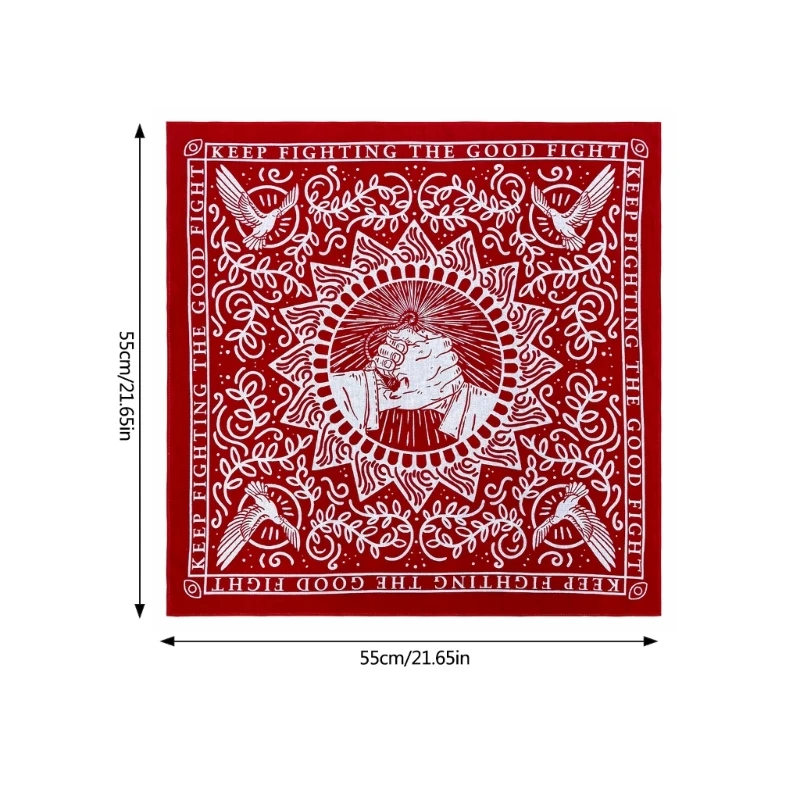 Adult Print Bandana Hiphop Kerchiefs Elastic Bandana Travel Stage Performances Taking Photo Hair Kerchiefs