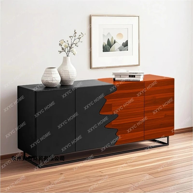 LX minimalist baking paint, side cabinet, entrance cabinet, modern simplicity