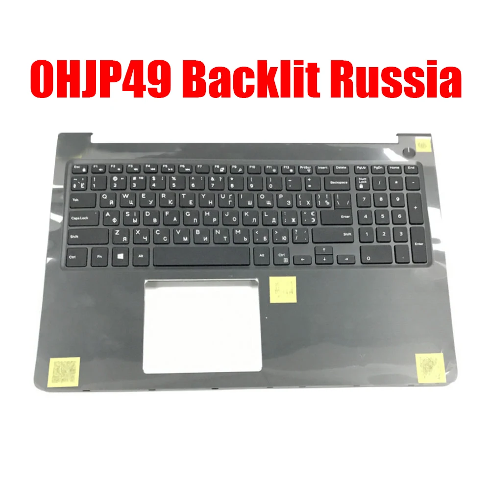 

Backlit RU Laptop Palmrest For DELL For Vostro 15 5568 V5568 0FCN57 FCN57 0HJP49 HJP49 Russia Keyboard