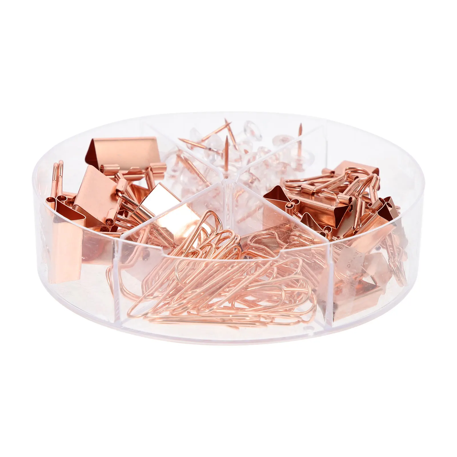

1 set Note Folder Combination Metal Iron Supplies Binder Paper Clips Gold Office Accessories Multi Functional Sorting Tools