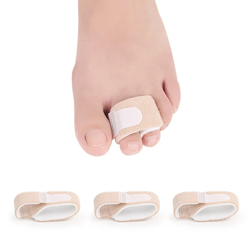 

Toe Separator Fabric Straighteners Bent Foot Protector Correct Toe Wraps for Curled Toes Crooked Toes and Hammer Toes Foot Care