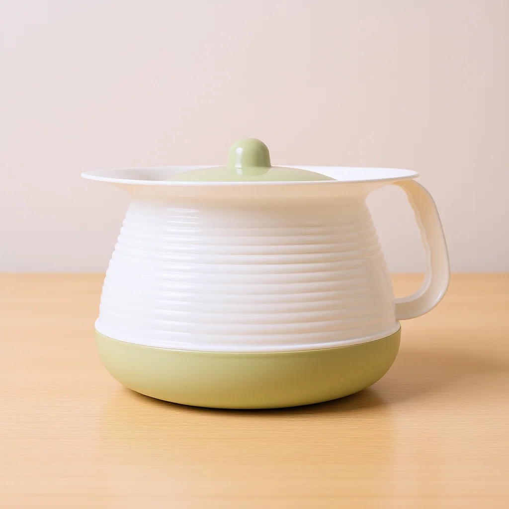 

1pc Thickened Urine Pot Portable Plastic Bedpan For Kids Adults Home Use Durable Non-Slip Base Hygienic Lid Night Chamber Potty