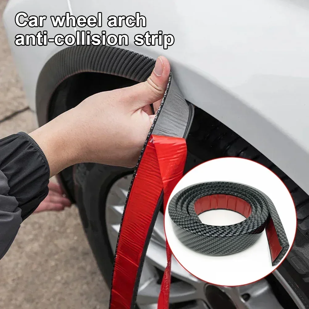 Ruedas de coche, arcos de neumáticos, guardabarros generales de ruedas de coche, arcos de bocina, labios decorativos, moldeados extendidos, protegen la fibra de bon del coche estampado