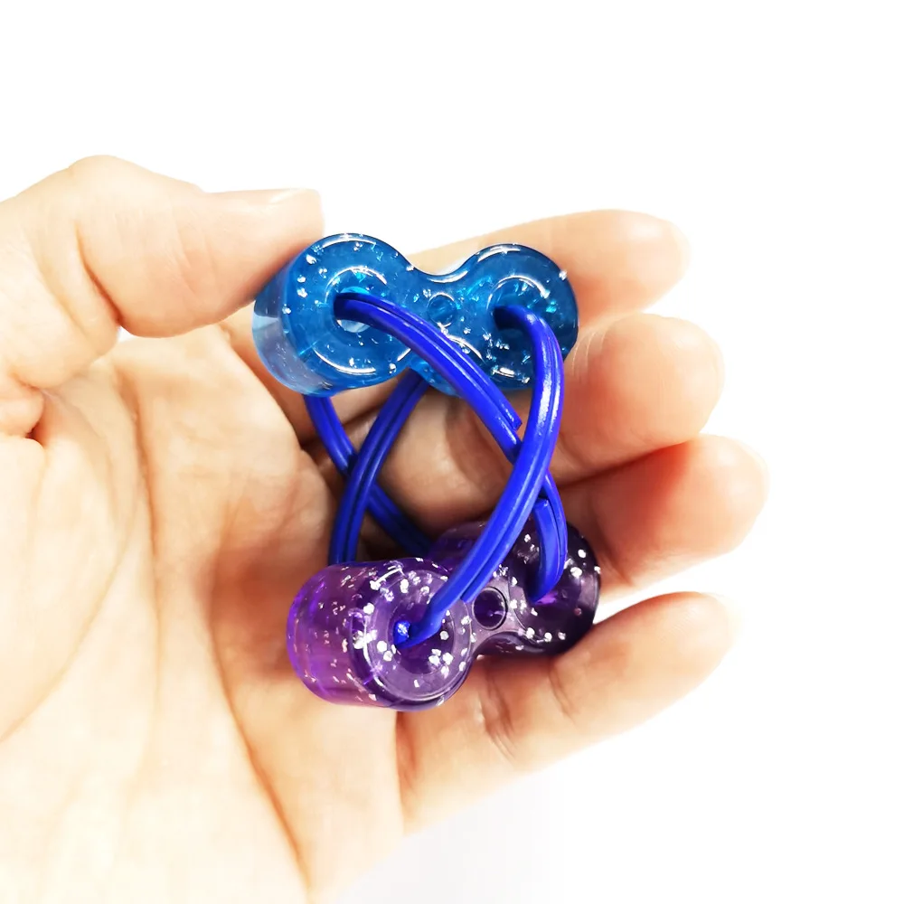 Decompression Chain Fidget, Finger Spinner, Brinquedo Sensorial, Metal Puzzle, Keychain, Dar às crianças o melhor divertimento do esclarecimento, presente de aniversário