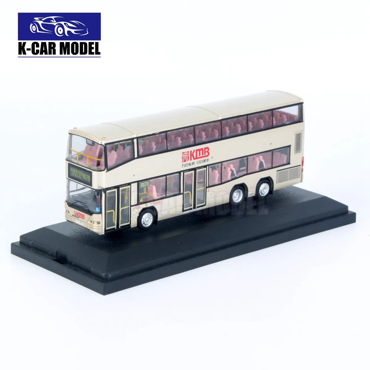 1/76 HONGKONG KMB NEOPLAN NP Double-decker City Bus Car Diecast Model