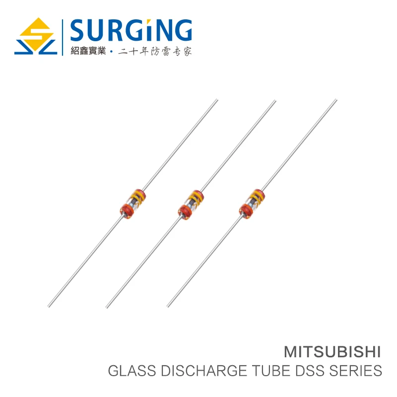 

10PCS/LOT DIP Glass discharge tube DSS-201M DSS-301L DSS-401M DSS-601M DSS-272M DSS-302M Surge protective