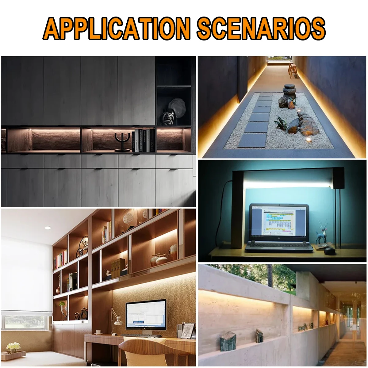 팝 1x-12x LED 튜브 라이트 바 조명 30cm 40cm 50cm SMD2835 주방 쇼케이스 밝기 창문 섹션 침실 장식 리지드B