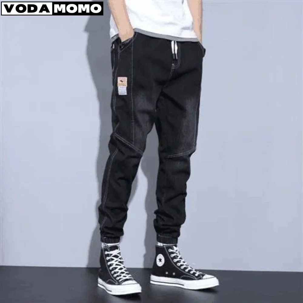 

Джинсы мужские, рваные шаровары для мальчиков, джинсовые потертые брюки, весна-лето, мужские 2021, большие ковбойские брюки, брюки-карго, pantalones hombre