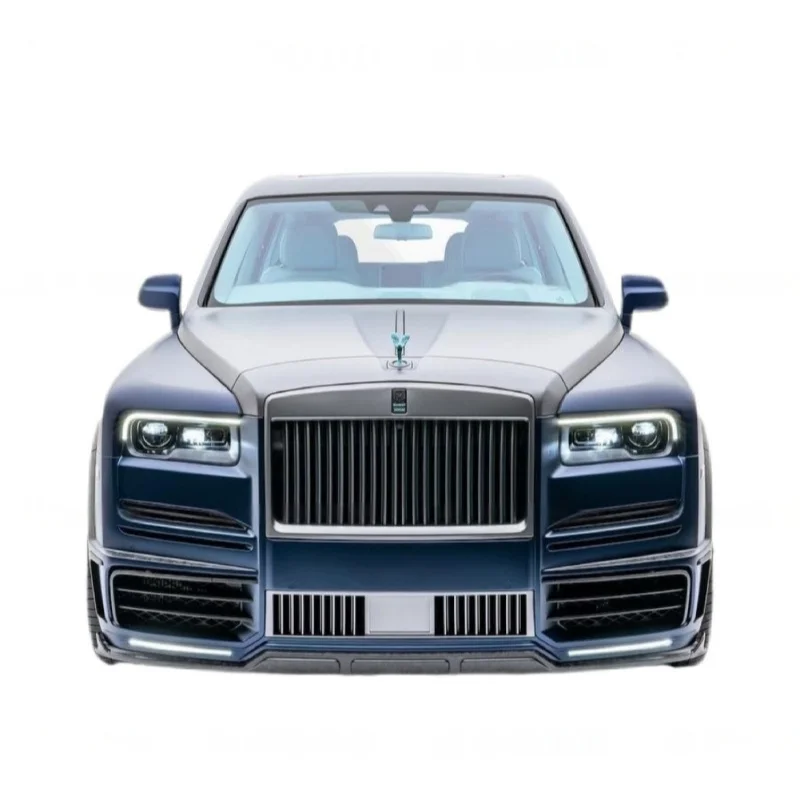 مناسبة لتعديل وترقية مجموعة الجسم الكبيرة من ألياف الكربون لـ Rolls-Royce Cullinan بما في ذلك غطاء التنانير الجانبية للمصدات