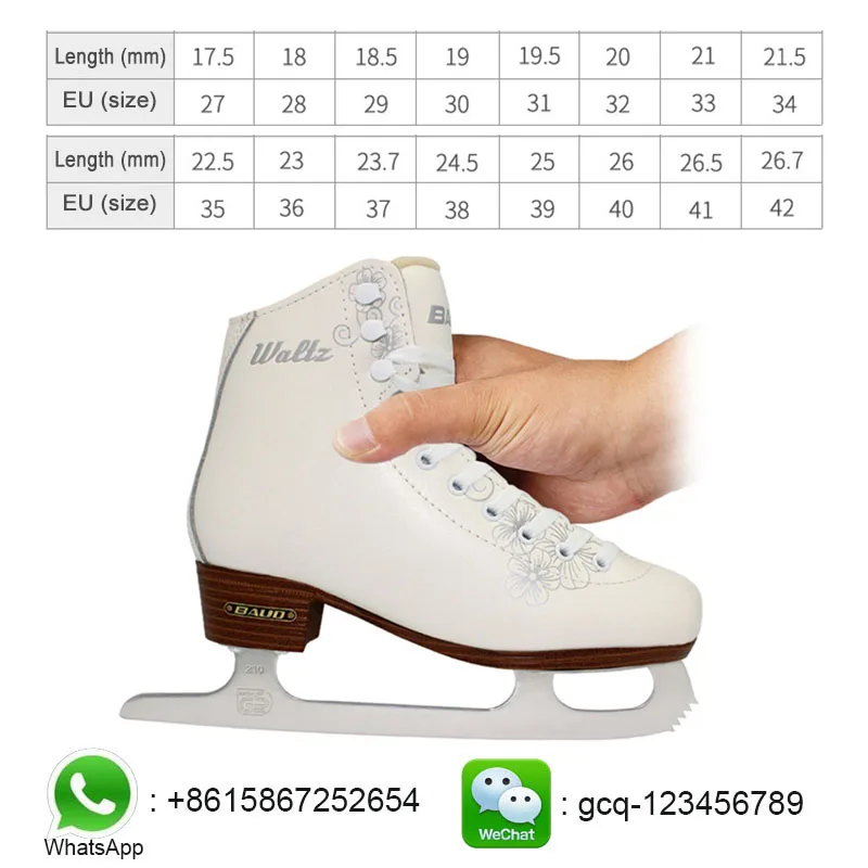 Figure Skating Shoes Adult Child Men Women Professional Ice Skates Stainless Steel Figure Ice Knife Skating Shoes