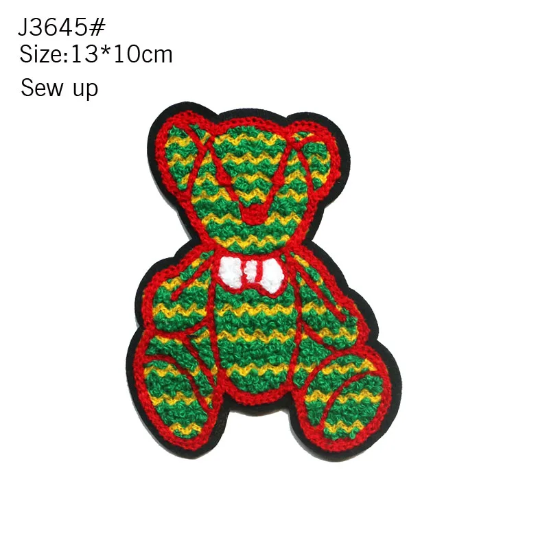 Cute Cartoon Sewing Towel Animal Bear Duck Patch DIY Damaged Decoration Children\'s Clothing T-shirt Down Coat