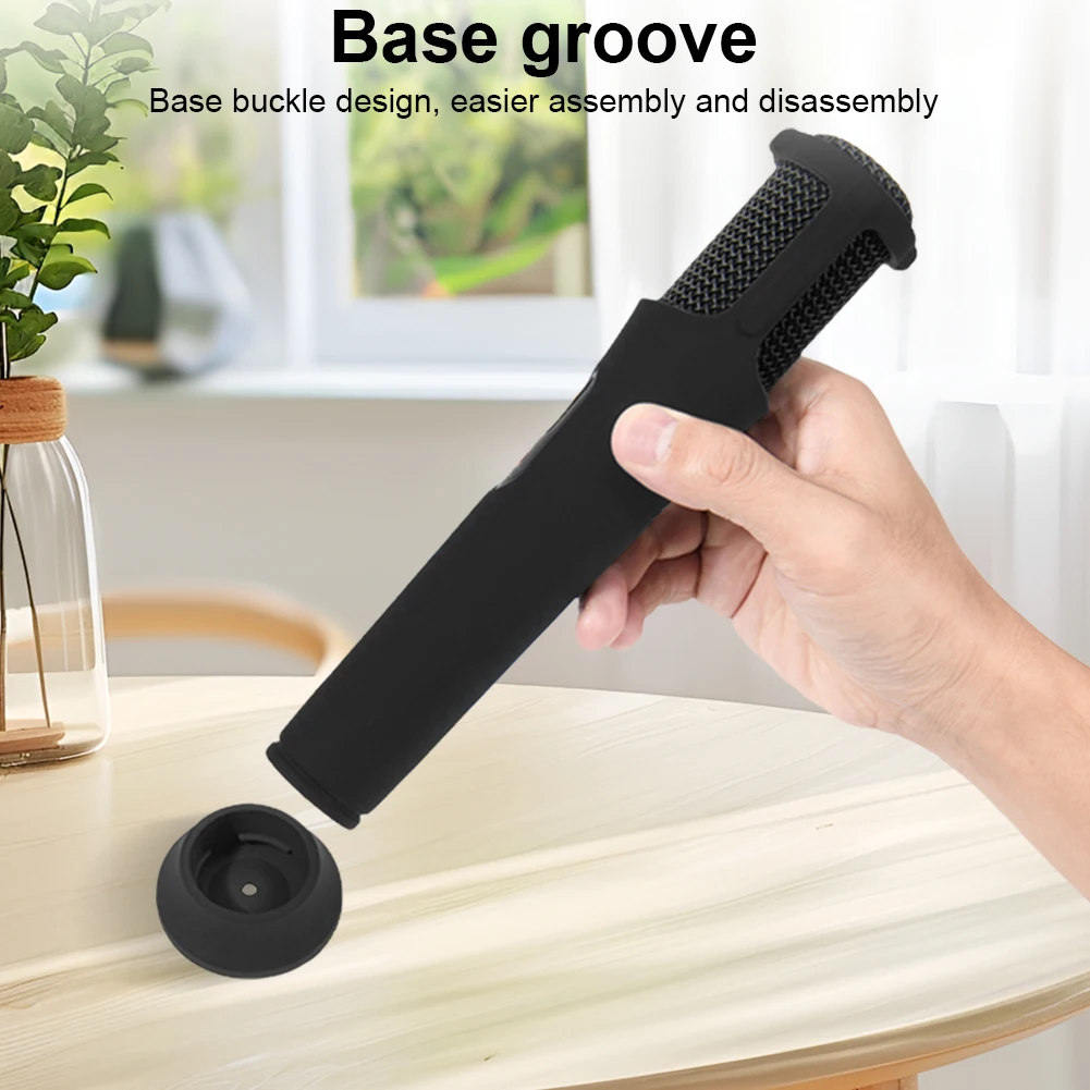 Silicone Case Anti-Rolling Protective Case Mic Sleeves for PartyBox Wireless Microphone