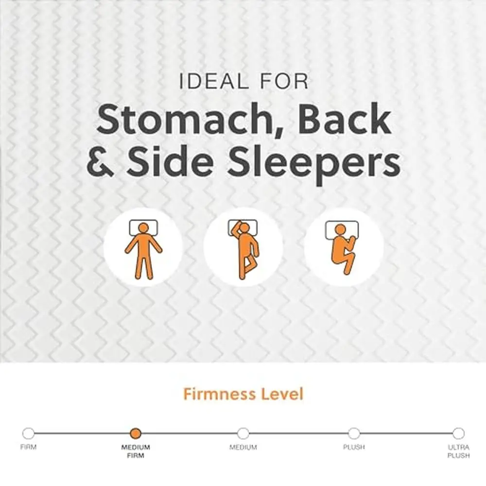 녹차 & 숯 젤 함유 12인치 퀸 사이즈 메모리폼 매트리스 중간 강도 지지 모든 수면자용 빠른 확장 준비 완료