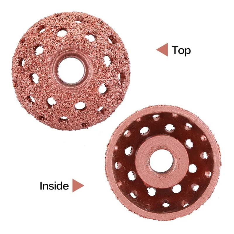 

38mm Tire Repair Grinding Head Coarse Grit Buffing Wheel With Linking Rod