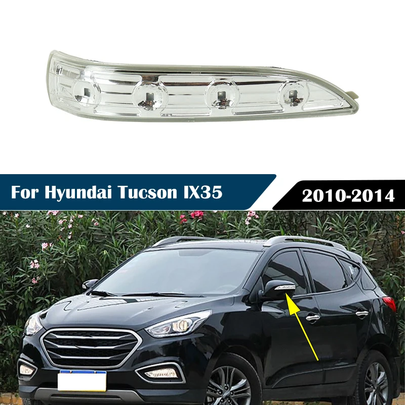 Para Hyundai Tucson IX35 2010 2011 2012 2013 2014 espejo retrovisor lateral de coche lámpara LED de señal de giro luz espejo retrovisor lateral de coche LE