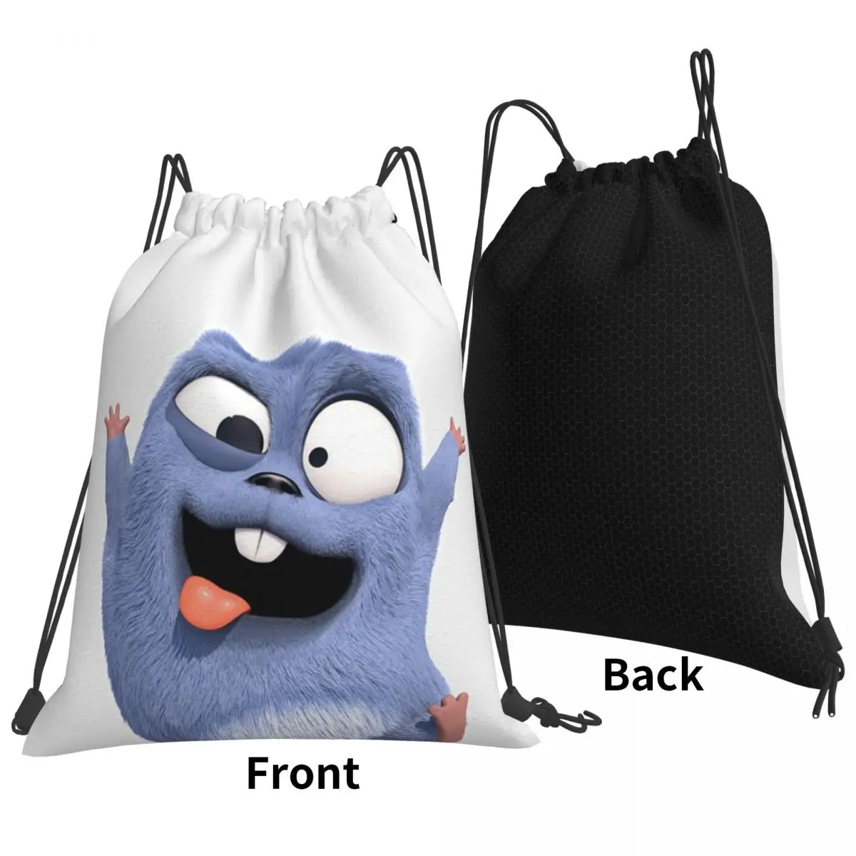 Animation Grizzy And The Lemmings Cartoon Anime Backpacks Drawstring Bundle Pocket Sports Bag Book Bags for Travel Students