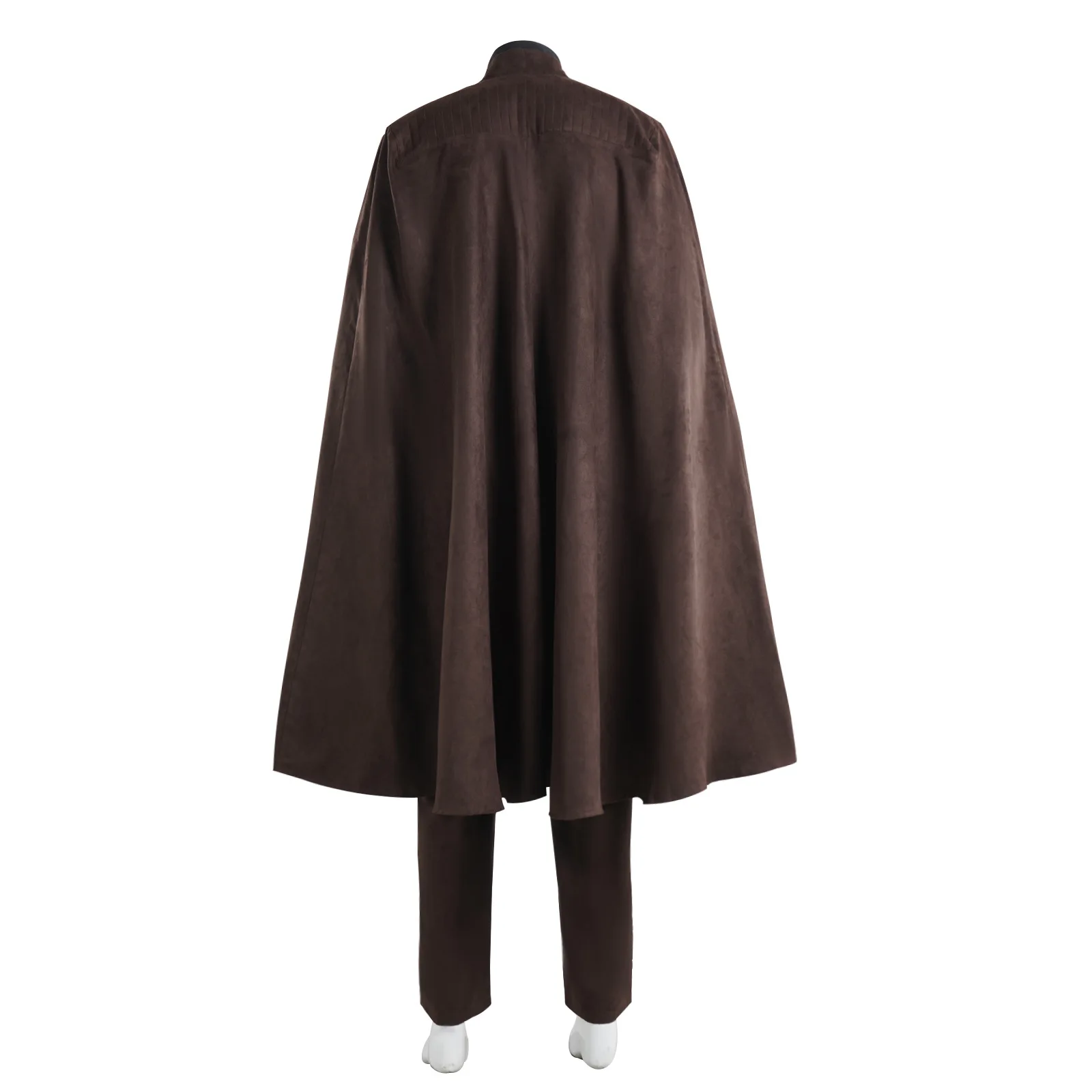Adult Count Dooku Cosplay Full Set Jedi Brown Cloak Tunic with Belt Count Dooku Halloween Uniform for MenNaobciu view 6