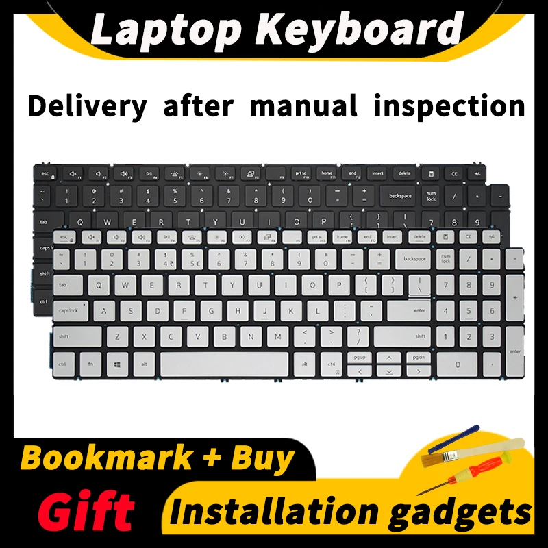 

For Dell Vostro 5590 7500 3500 3501 P83F Keyboard Latitude 3510 with Backlight Laptop Keyboard