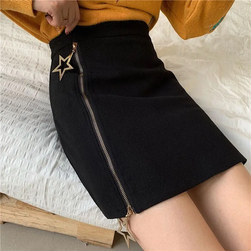 

Mini Skirts Women Hotsweet Girlish Fashion 3D Decoration Female Spring Simple A-line Korean Style All-match Lining Streetwear
