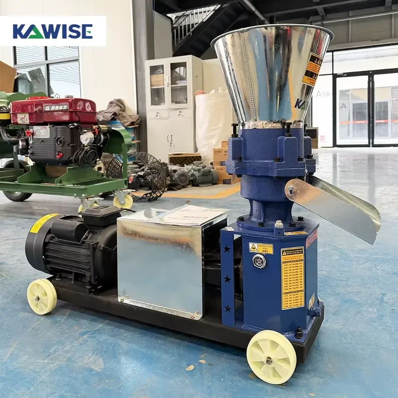 Chicken Feed Pellet Machine for Home Farms Poultry Feed Production Corn Bran and Soybean Meal Pelletizing view 6