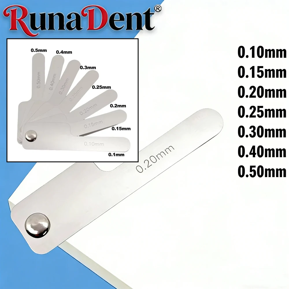 

Профессиональная стоматологическая линейка для измерения межзубных промежутков, анализа пространства при IPR и ортодонтического планирования