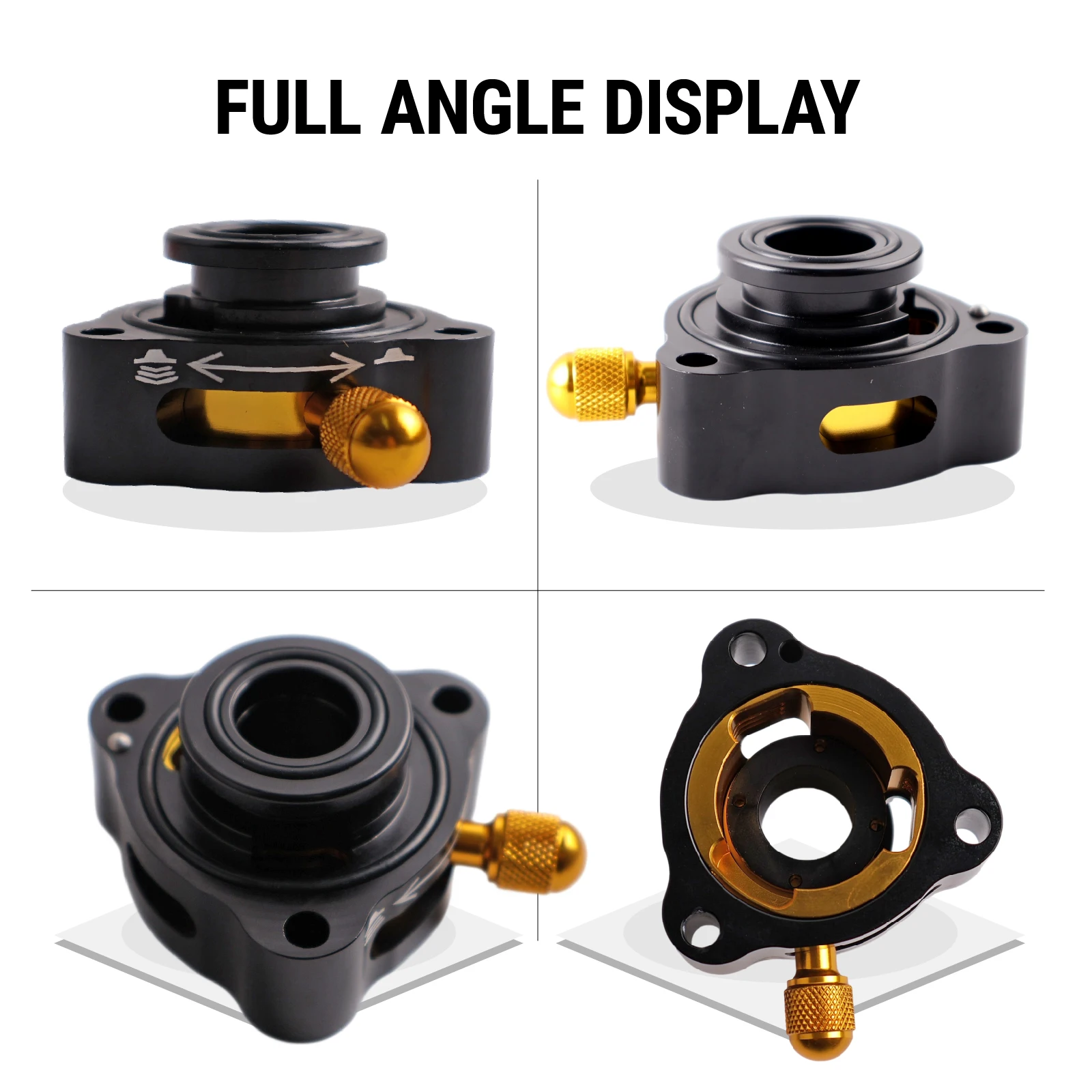 PIKBUK Car Turbo Adjuable Blow Off Valve Adapter Spacer For Fiat Punto Evo 1.4 Multiair 123ps Loud