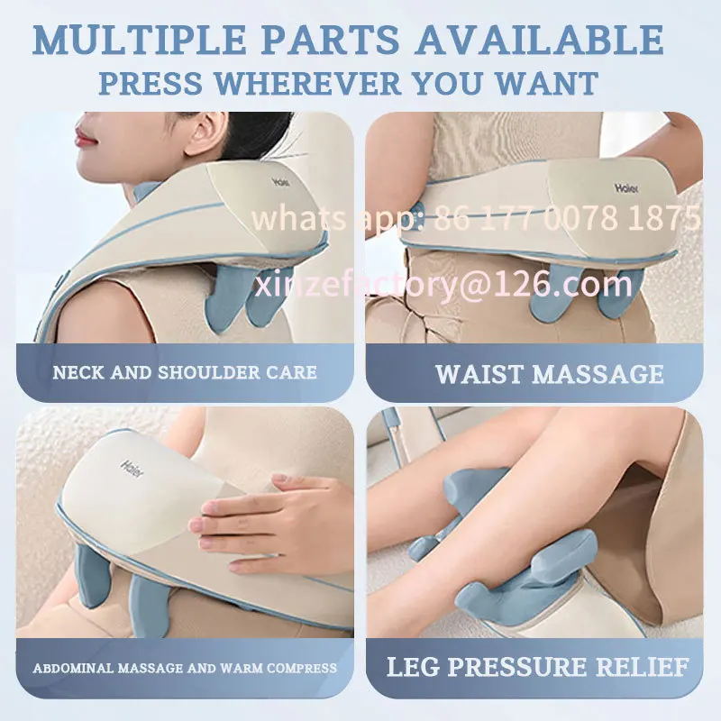 

CustomizablMassager Neck And Shoulder Knead ing Massage Shawl Neck Cervical Relaxing Trapezius Mae Haier Wireless Neck And Back
