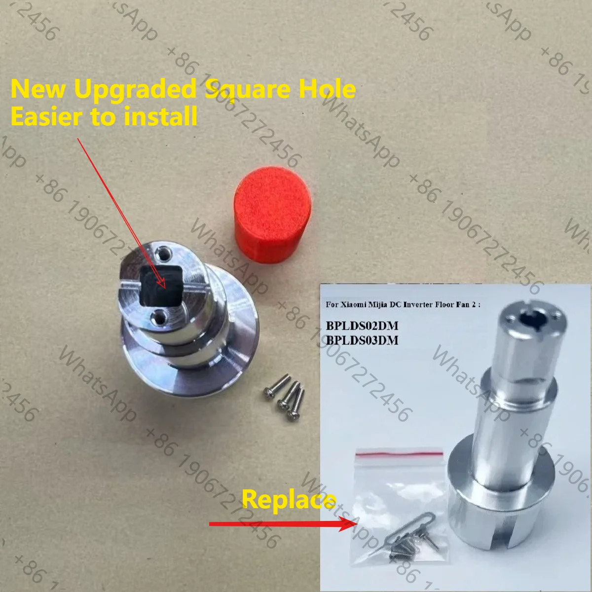 DC Inverter Floor Fan 2 Battery Edition BPLDS02DM BPLDS03DM Stainless Steel broken head repair connector