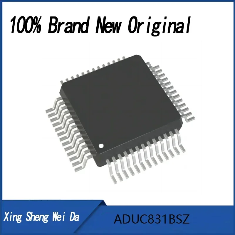 

100% Brand New and Original ADUC831BSZ-REEL ADUC831BSZ IC MCU 8BIT 62KB FLASH 52MQFP