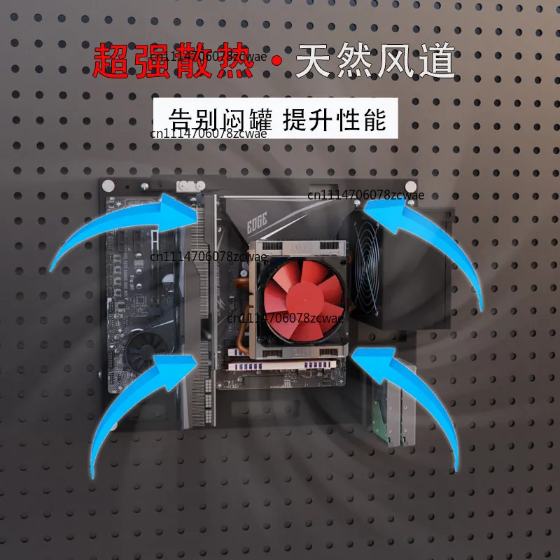 ZOCI-FOR Open, wall-mounted chassis, upper wall-mounted hole board main board bracket test platform, ATX MATX support