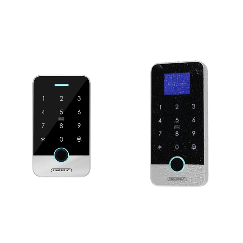 

Bluetooth Tuya-клавиатура, приложение, умная клавиатура с отпечатками пальцев, RFID-клавиатура контроля доступа, сенсорная IP65, водонепроницаемая, 13,56 МГц, устройство открывания дверей (S300X)