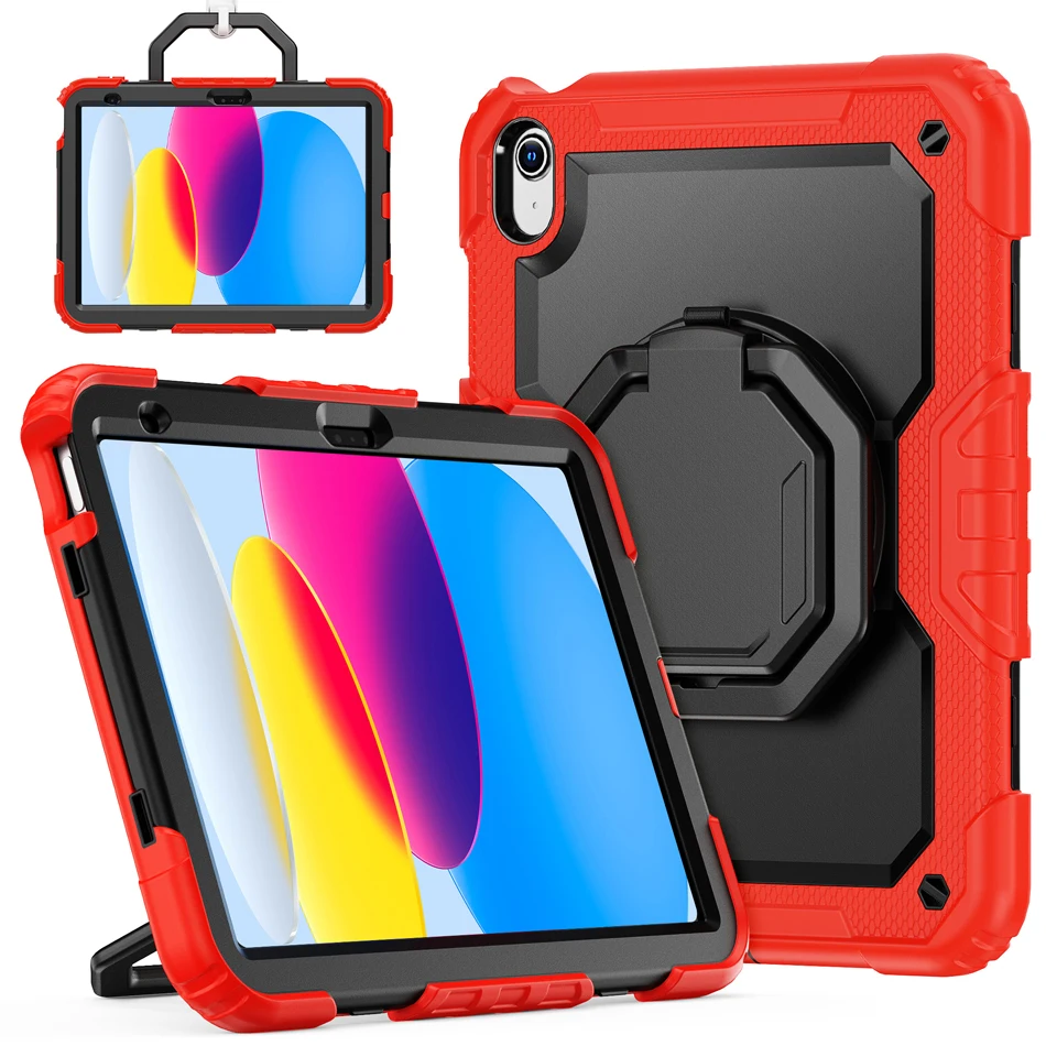 

For iPad Case 2025 2026 Pro Mini Air 360 Rotation Stand 3 4 5 6 7 8 9 10th 11th 12th Generation 10.9 11 inch Cover