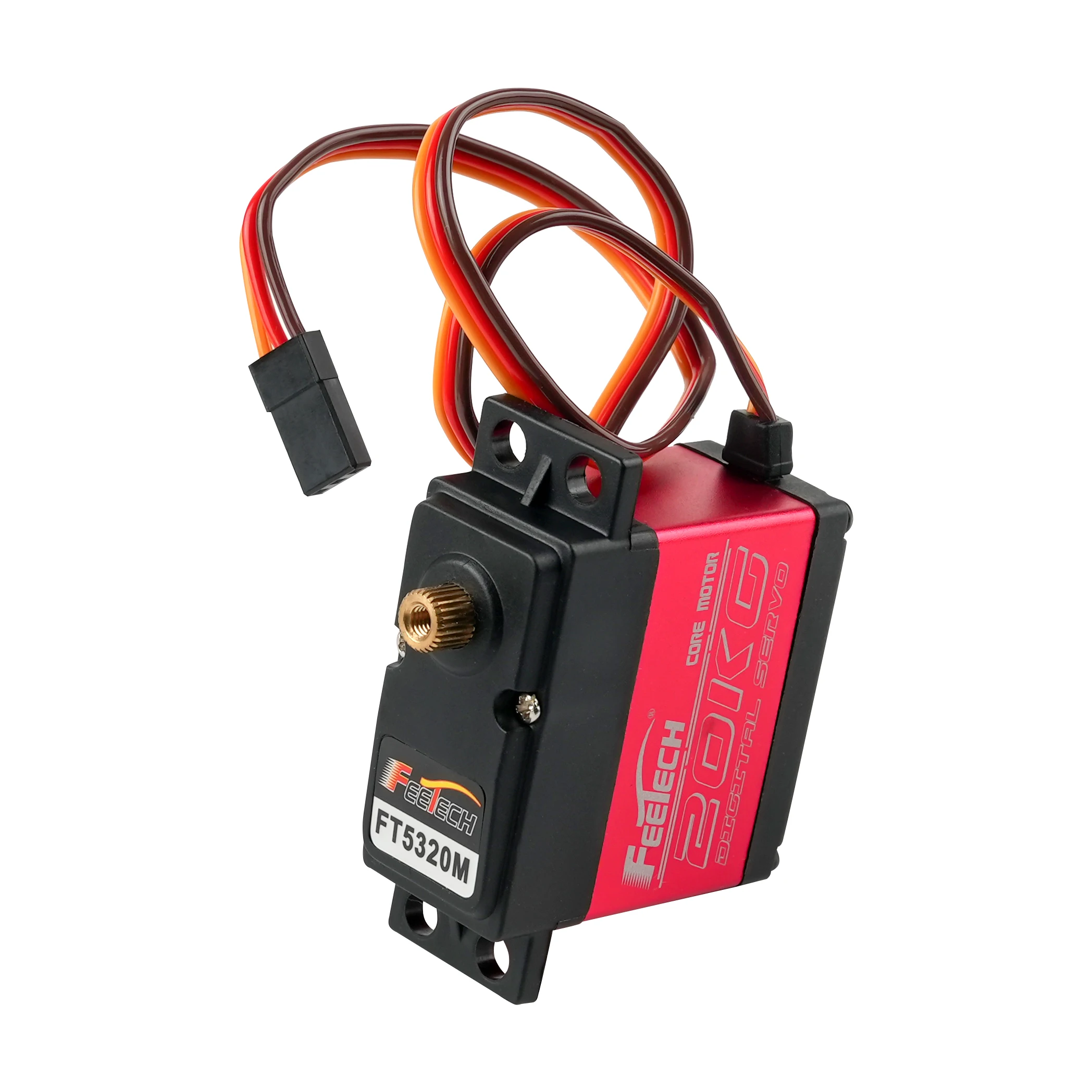 Feetech FT5320M 20kg 7.4V 180도 방수 서보 고속 메탈 기어 디지털 서보 바하 서보 25T 암 1/8 1/10 RC 자동차용