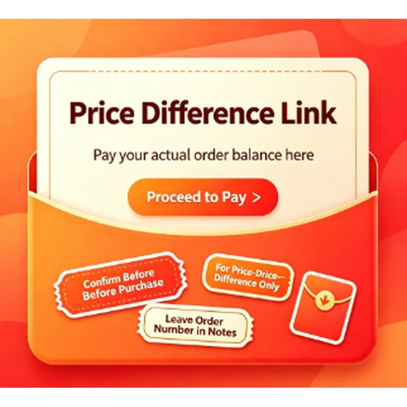 High Quality Order Balance Make‑up Link, Only for Extra Fee & Price Difference, Note Order ID