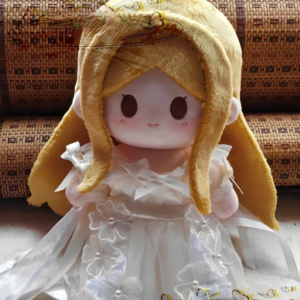 

Игра Identity V Alice Dross, плюшевая кукла для маленьких девочек, косплей, 20 см, аниме-фигурка, платье, хлопковые игрушки, рождественский подарок