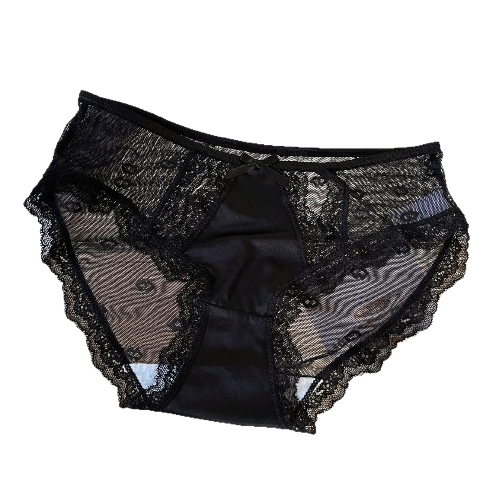 4PC/Lot Summer Lace Underwear for Young Girls Lovely low Waist Briefs Student Panties Children Teenagers Sizes L XL Fashionab