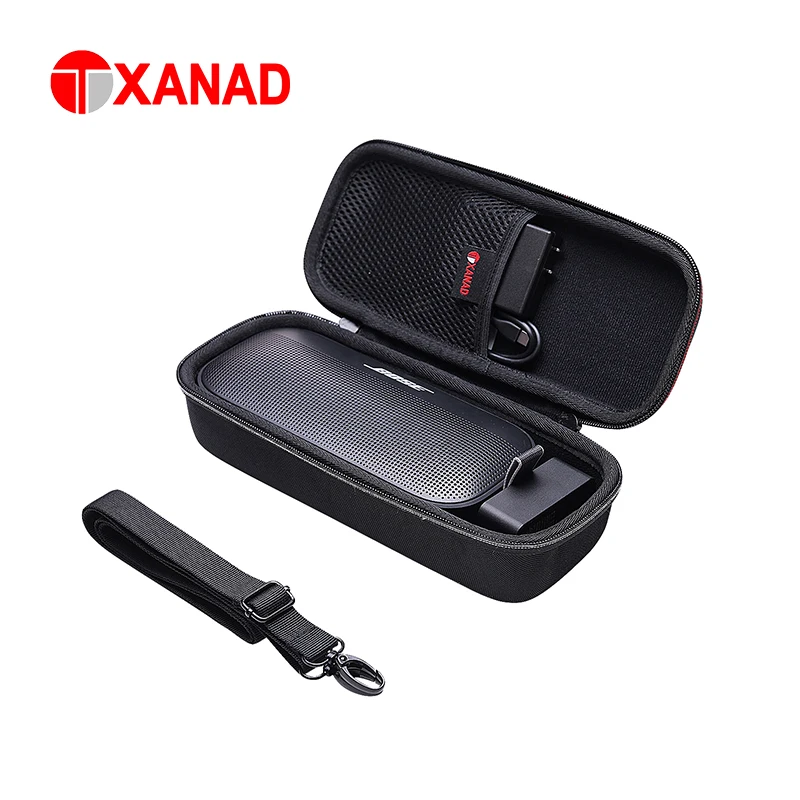 

XANAD Жесткий Чехол для Bose SoundLink Flex Bluetooth портативный динамик с плечевым ремнем и карабином защитный чехол для хранения