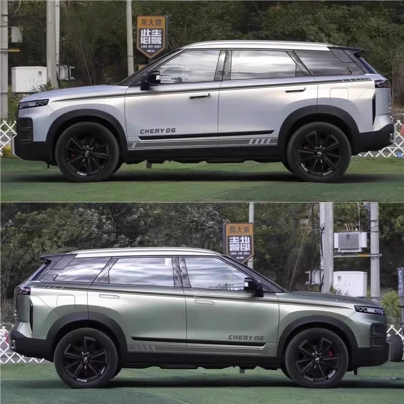 

Для Chery Jaecoo J7 2022-2025 автомобильные наклейки поясная линия цветные полосы персонализированные декоративные наклейки для беговых лыж