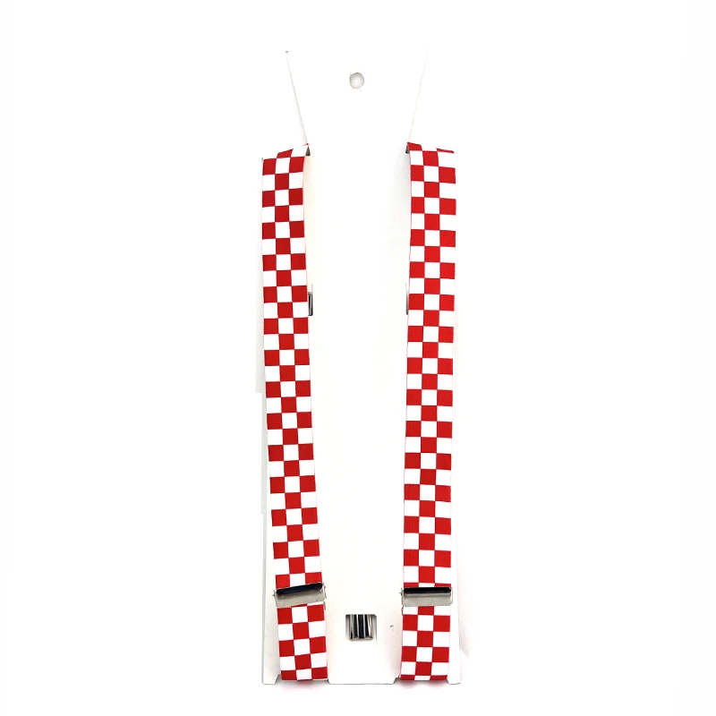 Fashion Check/Plaid Design Mix Erwachsene Hosenträger Männer Hemd Strumpfgürtel für Hosen Hosen Hosenträger Hochzeit Schultergurte Geschenk