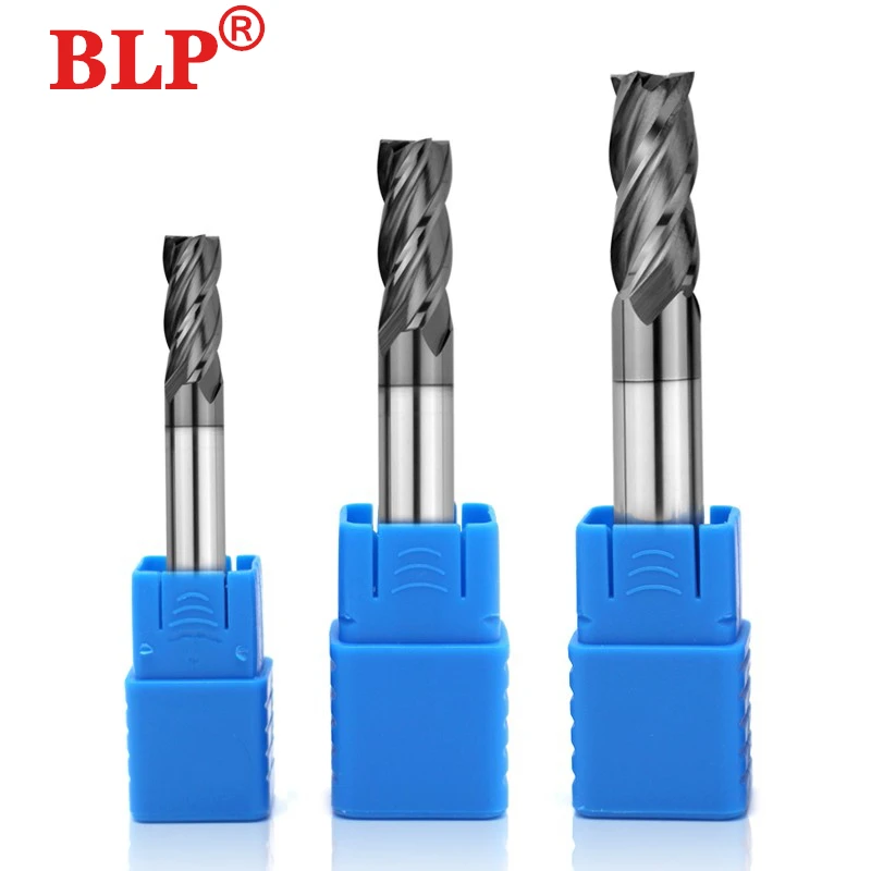 Milling Cutter Hrc50 Endmill Alloy Tungsten Steel Cnc tools Maching Wholesale Top Milling Machine Tools For Steel Woodworking