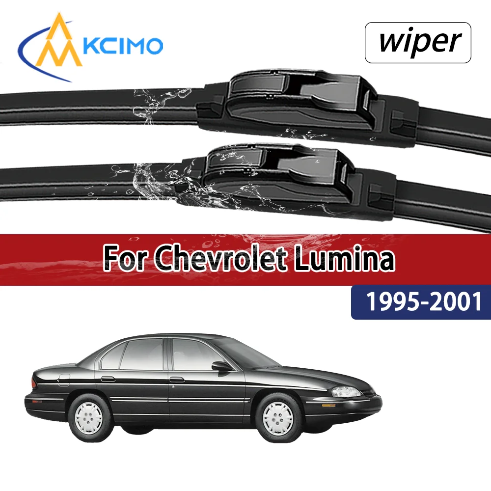 Plumas Limpiaparabrisas Delanteras Silenciosas y Duraderas Compatibles con Chevrolet Lumina 1995-2001 1996 1997, Accesorios para Ventanas de Automóviles