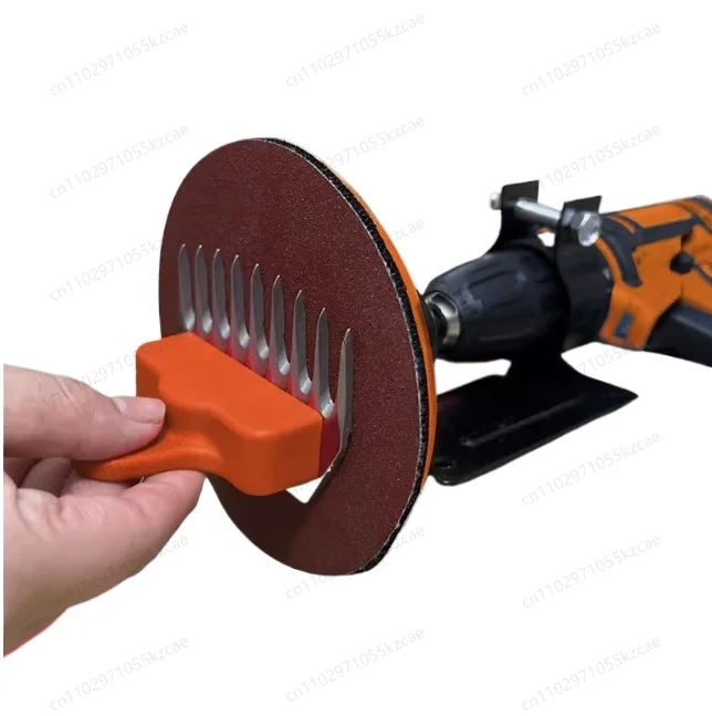 

Electric Sheep Shearing Blade Sharpener Wool Clippers Sandpaper Grinding Machine Blade Sharpener Disc Rotary Tool