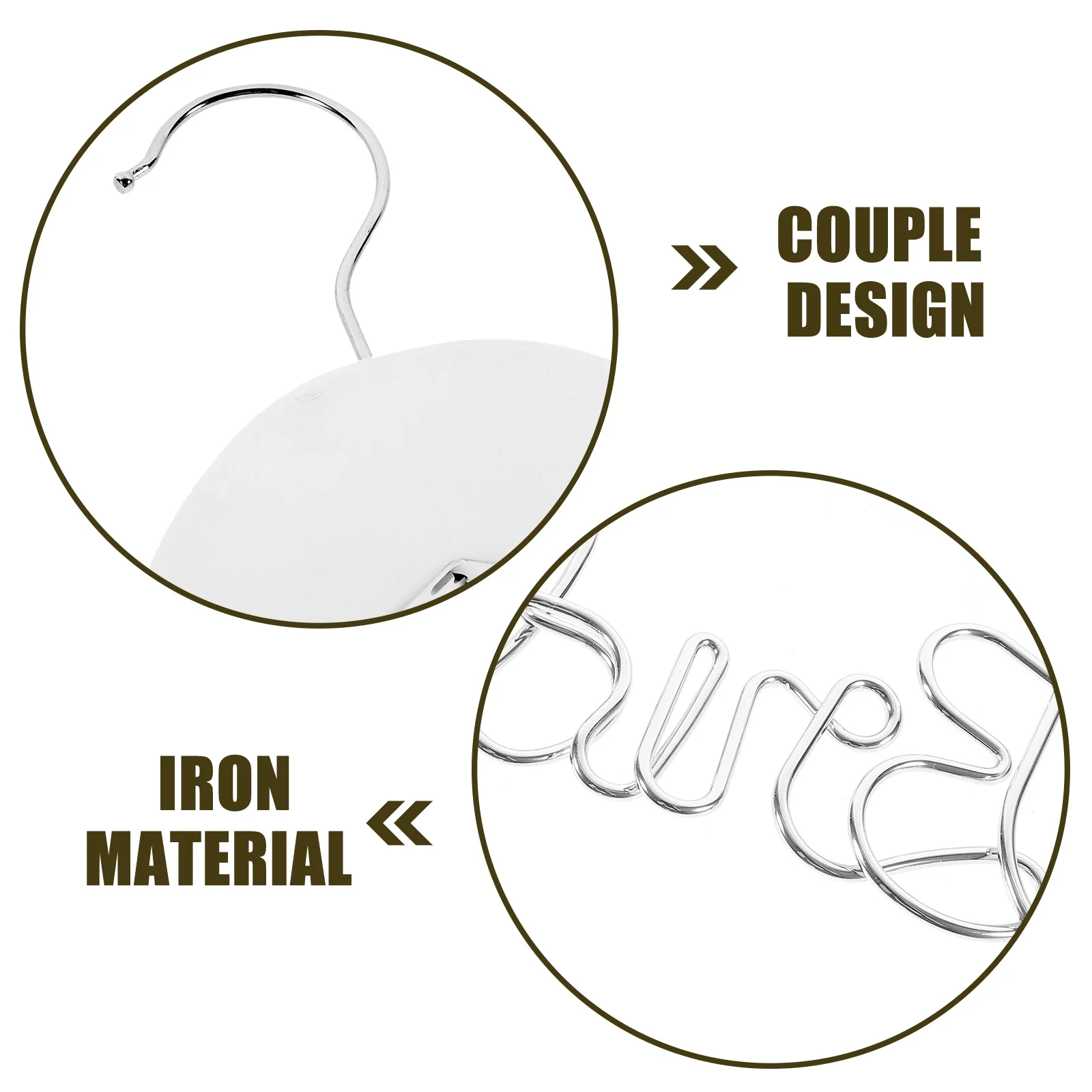 

1pc Wedding Dress Bride Wooden Wire Wooden Wire Hanger For Bridal Gown Anti-Slip Dress Holder Clothes Rail Decorative Hanger