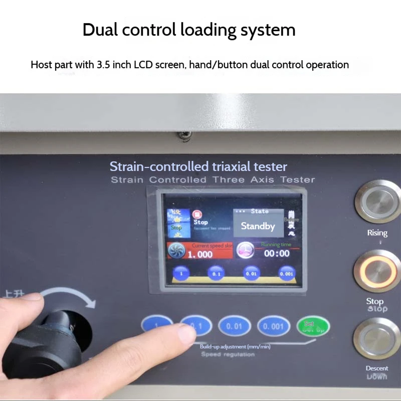 TSZ-1/3/6A Triaxial Strain-Controlled Testing Apparatus Essential Instrument for Laboratories Research Facilities OEM Customized