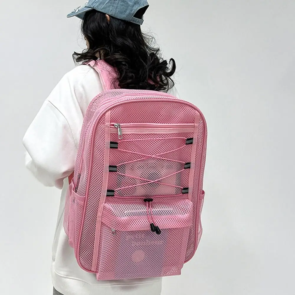 Portable Fitness Training Bag Multi-compartment Large Capacity Students School Bags Shoulder Strap Breathable